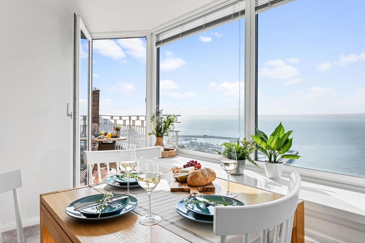 Wellswood Apartment - Sunny Apartment With Stunning Sea Views And Private Balcony Torquay Eksteriør bilde