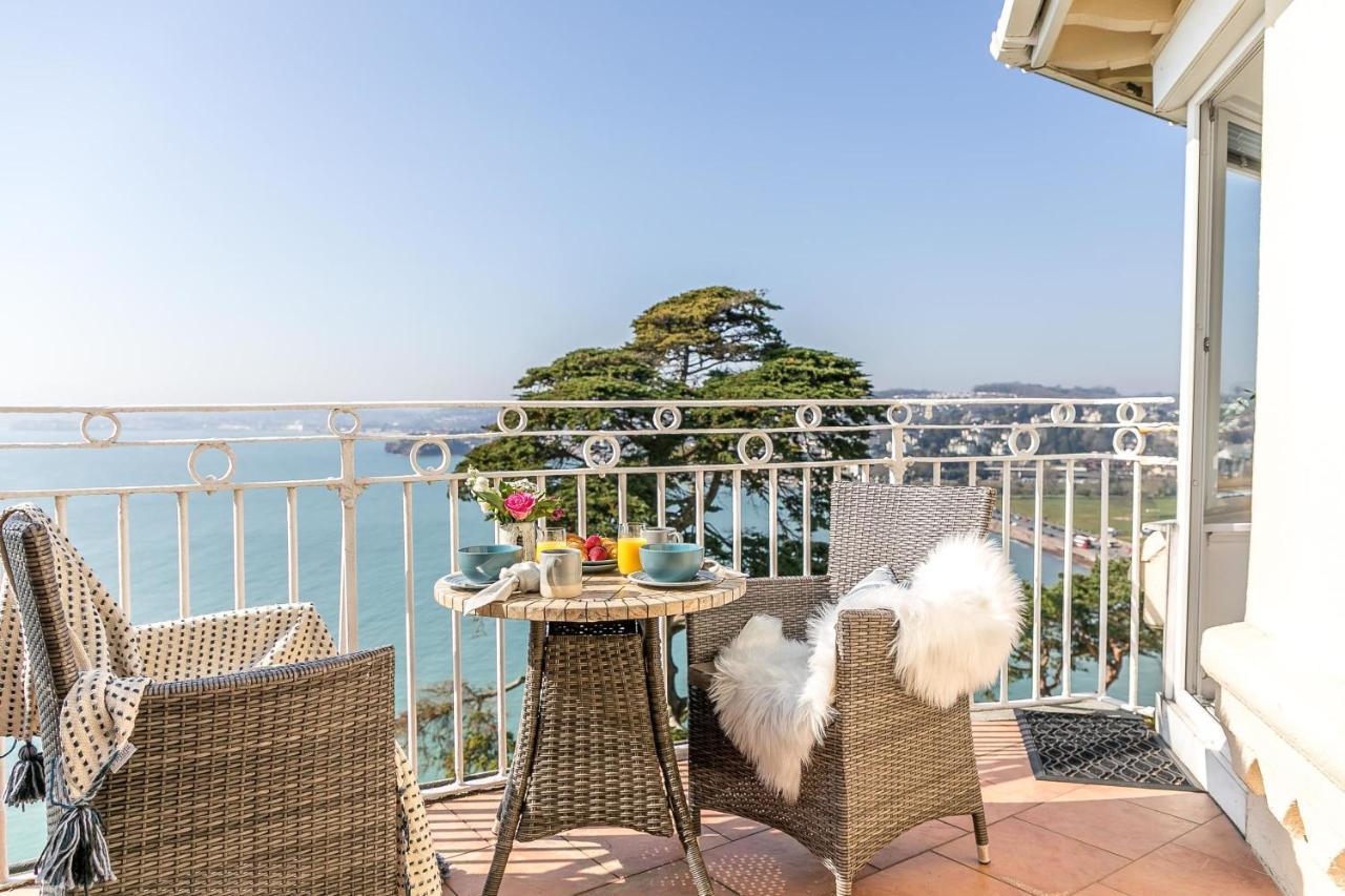 Wellswood Apartment - Sunny Apartment With Stunning Sea Views And Private Balcony Torquay Eksteriør bilde